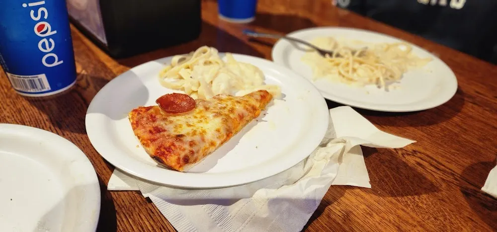 Pizza and Alfredo